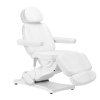 Fotel kosmetyczny elektryczny Sillon Classic v2 3 silniki z podgrzewaniem biały